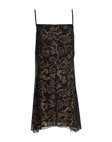 Versace Jeans Couture Woman Midi Dress Black Size 8 Polyester