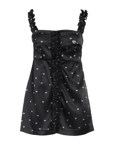 Chiara Ferragni Woman Mini Dress Black Size S Polyester