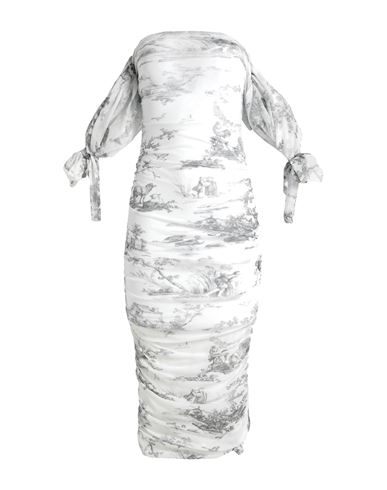 Philosophy Di Lorenzo Serafini Woman Midi Dress White Size 6 Polyamide
