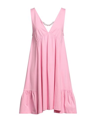 Mariuccia Woman Mini Dress Pink Size L Cotton