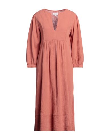 Shop Honorine Woman Midi Dress Salmon Pink Size M Cotton