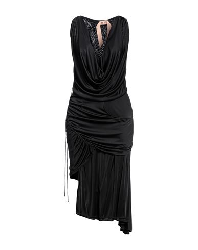 N°21 Woman Mini Dress Black Size 6 Viscose