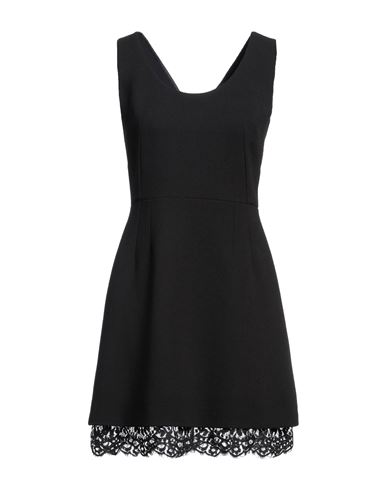 Dolce & Gabbana Woman Mini Dress Black Size 10 Wool, Cotton, Polyamide
