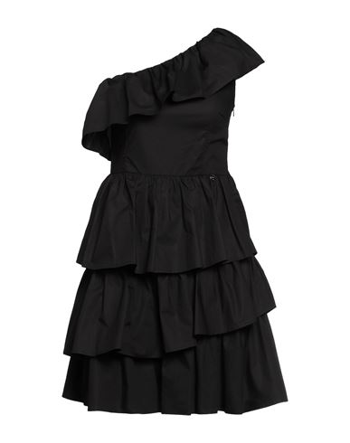 Liu •jo Woman Mini Dress Black Size 8 Cotton