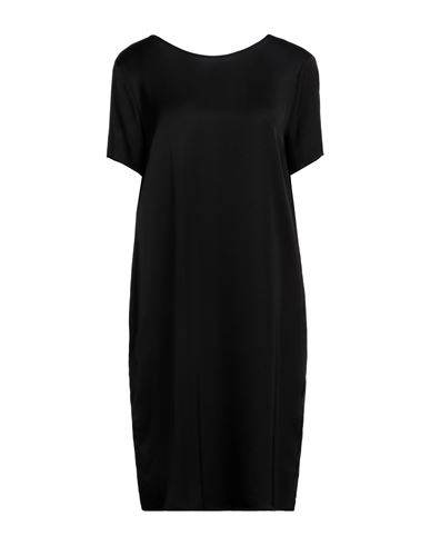 Manila Grace Woman Midi Dress Black Size 8 Viscose