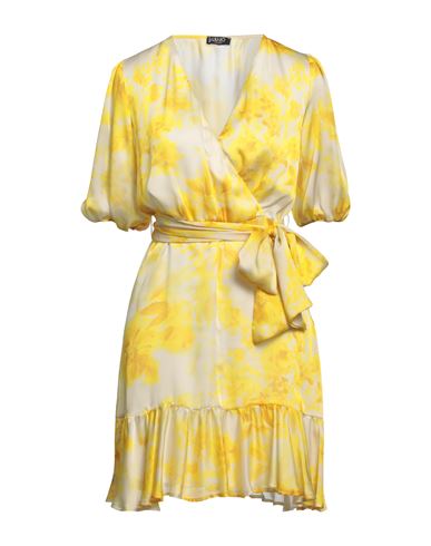 Liu •jo Woman Mini Dress Yellow Size 6 Polyester