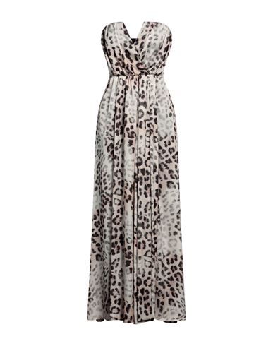 Gaelle Paris Gaëlle Paris Woman Maxi Dress Beige Size 6 Polyester