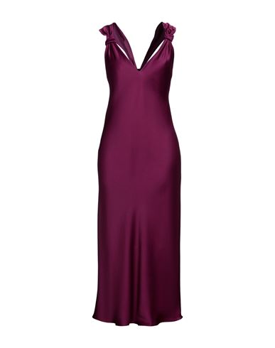 Max Mara Studio Woman Maxi Dress Mauve Size 6 Acetate, Viscose In Purple