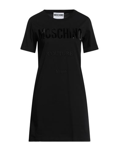 Moschino Woman Mini Dress Black Size 4 Cotton