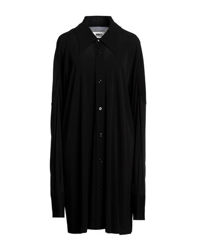 Mm6 Maison Margiela Woman Midi Dress Black Size S Viscose