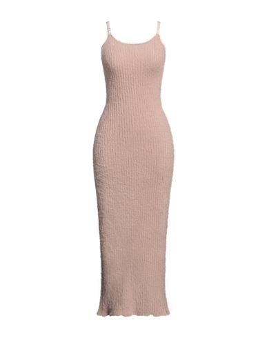 Mm6 Maison Margiela Woman Midi Dress Blush Size L Polyamide, Acrylic In Pink