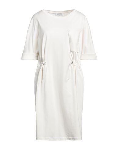 Fabiana Filippi Woman Midi Dress Off White Size 14 Cotton