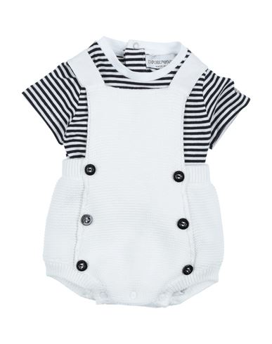 Shop Emporio Armani Newborn Boy Baby Set Midnight Blue Size 3 Cotton