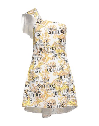 Versace Jeans Couture Woman Mini Dress White Size 8 Polyester