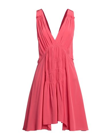 Isabel Marant Woman Mini Dress Fuchsia Size 8 Silk In Pink