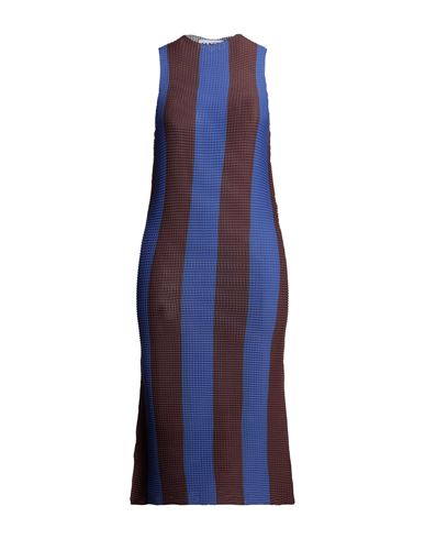 Sunnei Woman Midi Dress Brown Size L Polyester