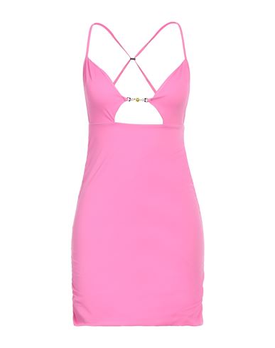 Barrow Woman Mini Dress Fuchsia Size Xs Polyamide, Elastane In Pink