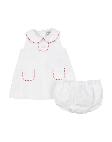 Shop Emporio Armani Newborn Girl Baby Dress White Size 3 Cotton