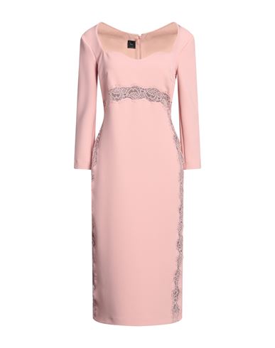 Pinko Woman Midi Dress Pink Size 6 Polyester, Elastane, Polyamide