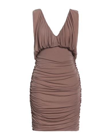 Stella Mccartney Woman Mini Dress Dove Grey Size 4-6 Cupro