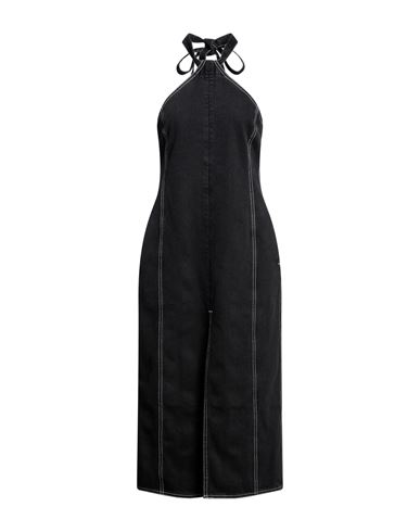 Sunnei Woman Midi Dress Black Size M Cotton