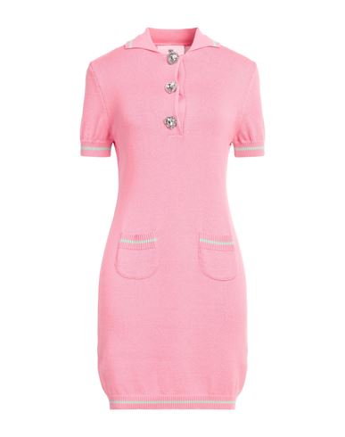 Chiara Ferragni Woman Mini Dress Pink Size L Cotton