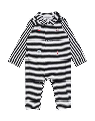 Shop Emporio Armani Newborn Boy Baby Jumpsuits & Overalls Midnight Blue Size 3 Cotton