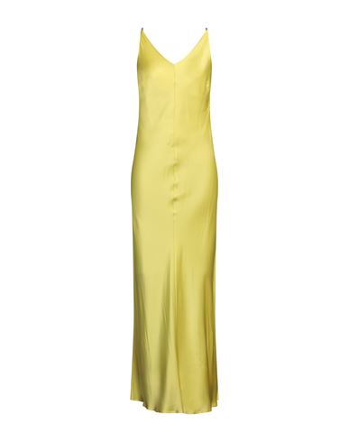 Ottod'ame Woman Maxi Dress Yellow Size 2 Viscose