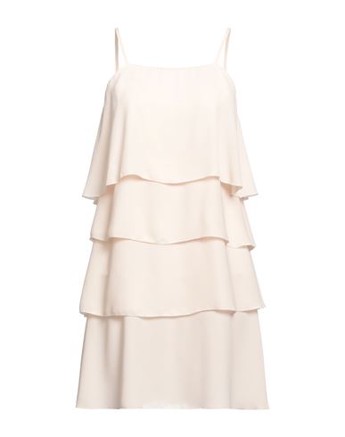Souvenir Woman Mini Dress Beige Size M Polyester