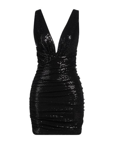 Shop Alexandre Vauthier Woman Mini Dress Black Size 6 Polyamide, Polyester, Elastane