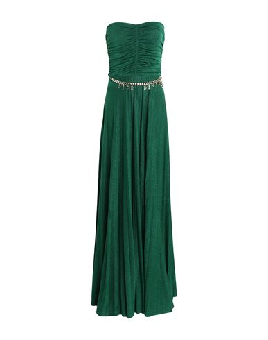 Divedivine Woman Maxi Dress Green Size 4 Viscose, Lurex, Elastane