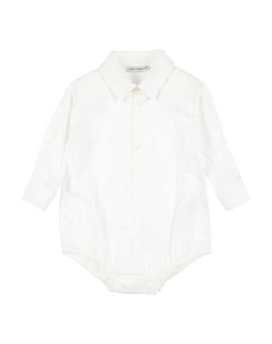 Shop Dolce & Gabbana Newborn Boy Baby Bodysuit White Size 3 Cotton