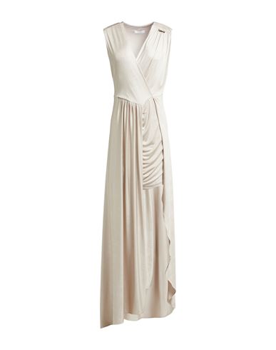 Relish Woman Mini Dress Beige Size 10 Polyester, Elastane