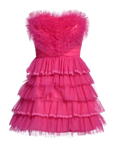 Aniye By Woman Mini Dress Fuchsia Size 6 Polyamide In Pink