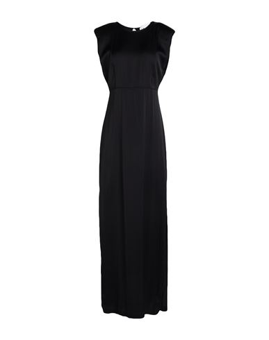 8pm Woman Maxi Dress Black Size Xs Viscose In Black