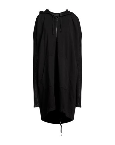 Masnada Woman Mini Dress Black Size 12 Cotton, Elastane
