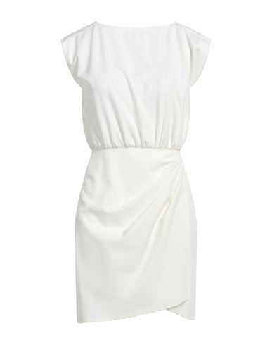 Silvian Heach Woman Mini Dress White Size 4 Polyester, Viscose, Elastane