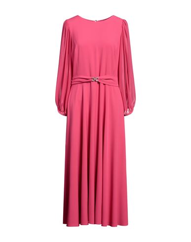 Luis Civit Woman Maxi Dress Magenta Size 16 Polyester, Elastane