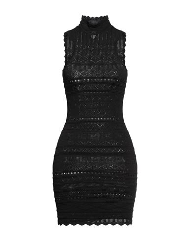 Elisabetta Franchi Woman Mini Dress Black Size 6 Viscose, Polyamide