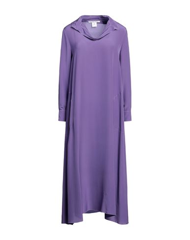 Stephan Janson Woman Midi Dress Purple Size M Silk
