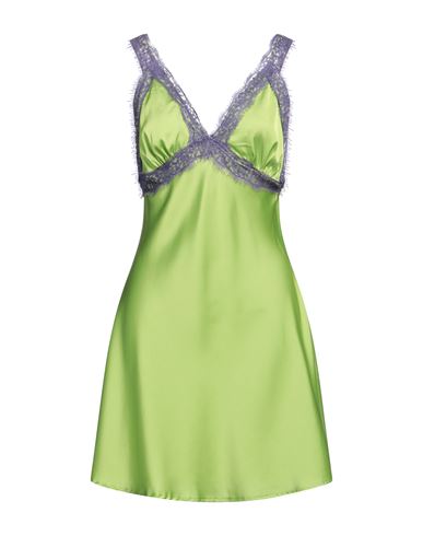 Gaelle Paris Gaëlle Paris Woman Mini Dress Acid Green Size 4 Polyester, Elastane