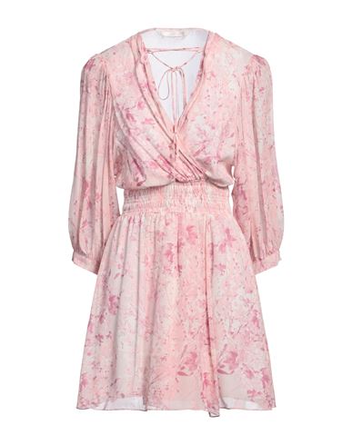 Patrizia Pepe Woman Mini Dress Pink Size 2 Viscose In Pink