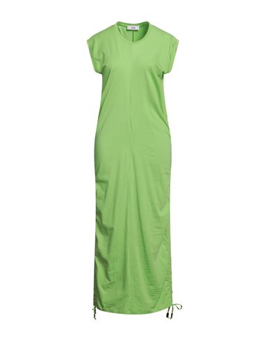Jijil Woman Maxi Dress Acid Green Size 6 Cotton