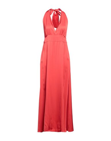 Anonyme Designers Woman Maxi Dress Red Size 8 Viscose