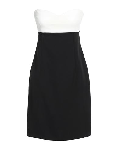 Hanita Woman Mini Dress Black Size M Polyester, Elastane