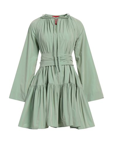 Co. Go Woman Mini Dress Sage Green Size 4 Polyester