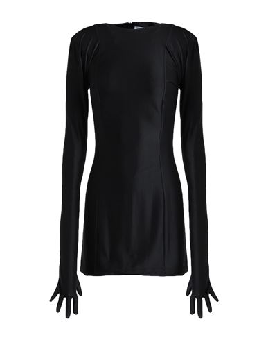 Vetements Woman Mini Dress Black Size M Viscose, Elastane