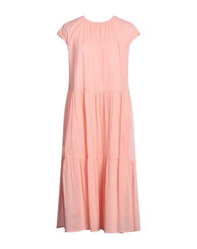 Peserico Easy Woman Midi Dress Salmon Pink Size 6 Cotton