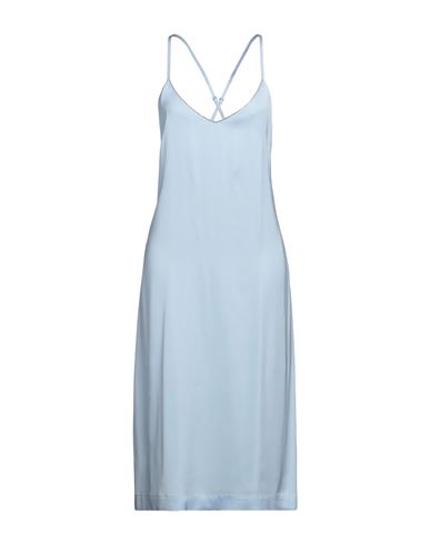 Peserico Woman Midi Dress Sky Blue Size 12 Viscose