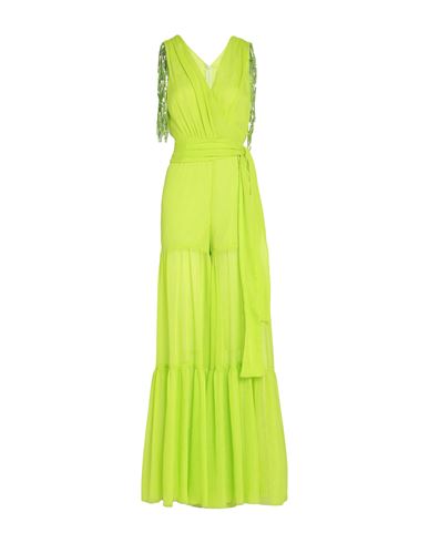 Shop D'andrea Collection Woman Maxi Dress Acid Green Size 10 Polyester